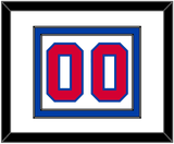 Detroit Number - Home White (1983-1996) - Double Mat 1