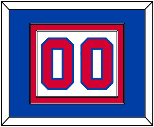 Detroit Number - Home White (1983-1966) - Signature Tier 2