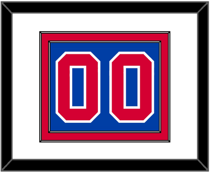 Detroit Number - Road Blue (1981-1996) - Signature Tier 1