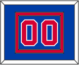 Detroit Number - Road Blue (1981-1996) - Double Mat 2