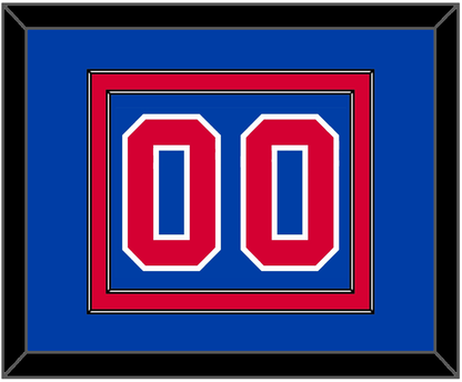Detroit Number - Road Blue (1981-1996) - Signature Tier 2
