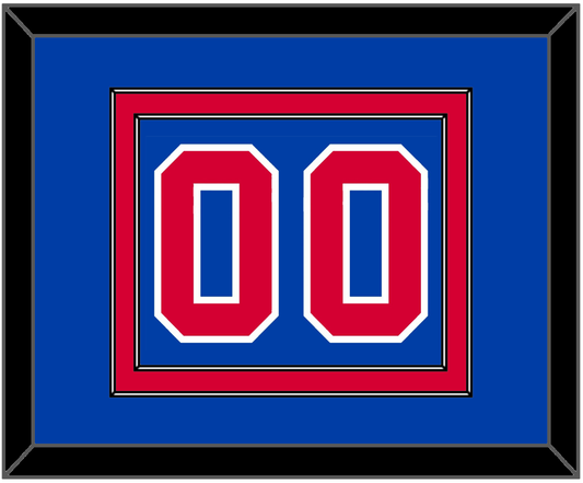 Detroit Number - Road Blue (1981-1996) - Signature Tier 2