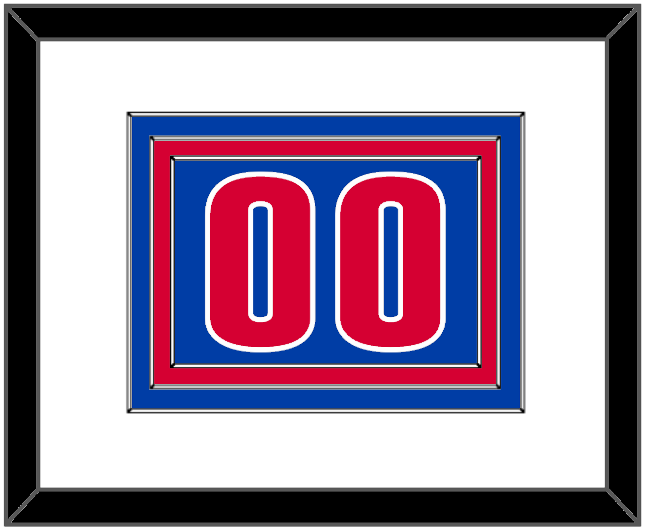 Detroit Number - Road Blue (2001-2017) - Premier Tier 1