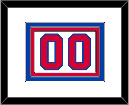 Detroit Number - Home White (1983-1996) - Premier Tier 1
