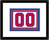 Detroit Number - Home White (1983-1996) - Triple Mat 1