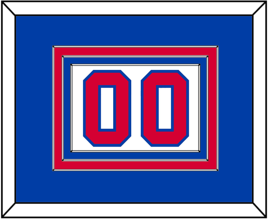 Detroit Number - Home White (1983-1996) - Premier Tier 2