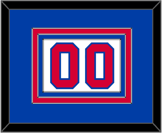 Detroit Number - Home White (1983-1996) - Premier Tier 2
