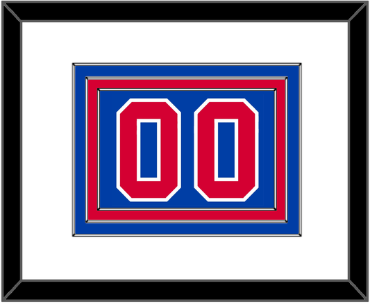 Detroit Number - Road Blue (1981-1996) - Premier Tier 1