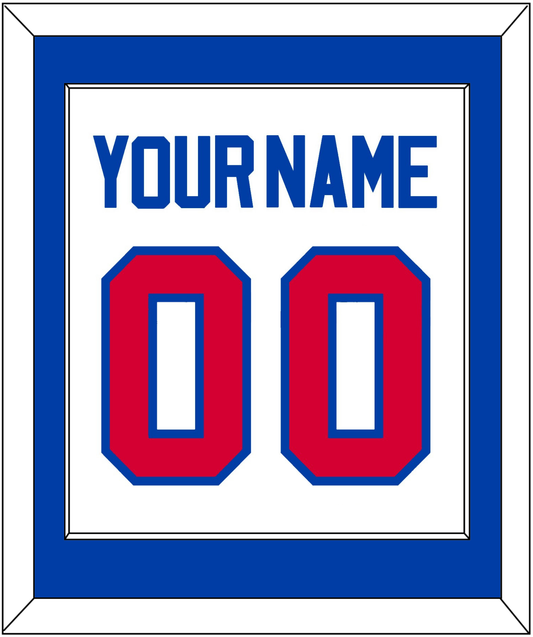 Detroit Name & Number - Home White (1983-1996) - Essential Tier 1