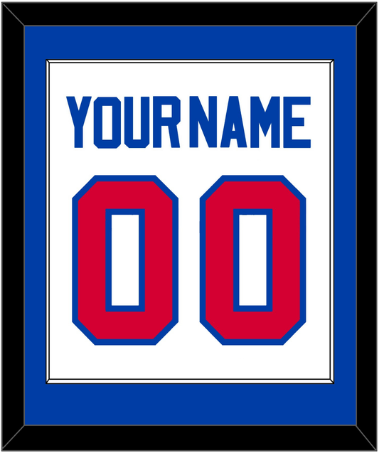 Detroit Name & Number - Home White (1983-1996) - Essential Tier 1