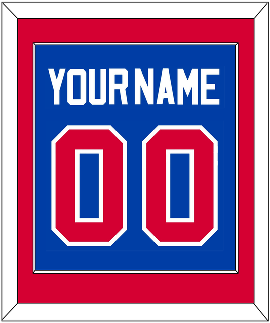 Detroit Name & Number - Road Blue (1981-1996) - Essential Tier 2