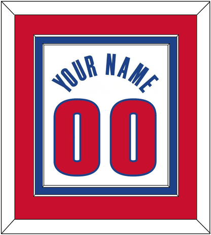 Detroit Name & Number - White Association - Signature Tier 4