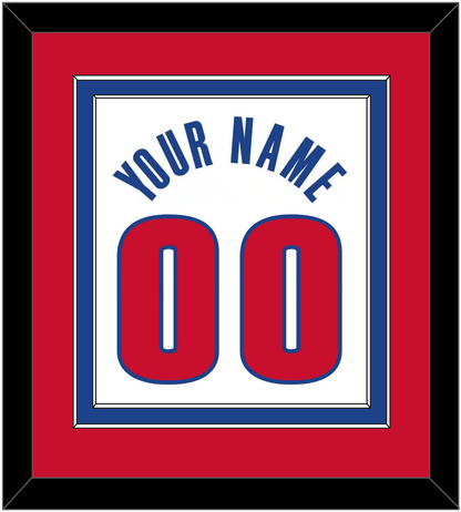 Detroit Name & Number - White Association - Signature Tier 4