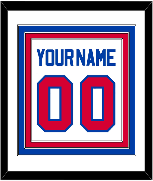 Detroit Name & Number - Home White (1983-1996) - Premier Tier 1