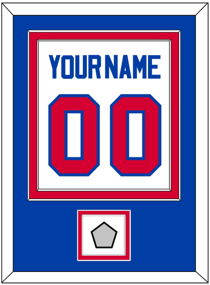 Detroit Name & Number With Finals Patch - Home White (1983-1996) - Signature Tier 2