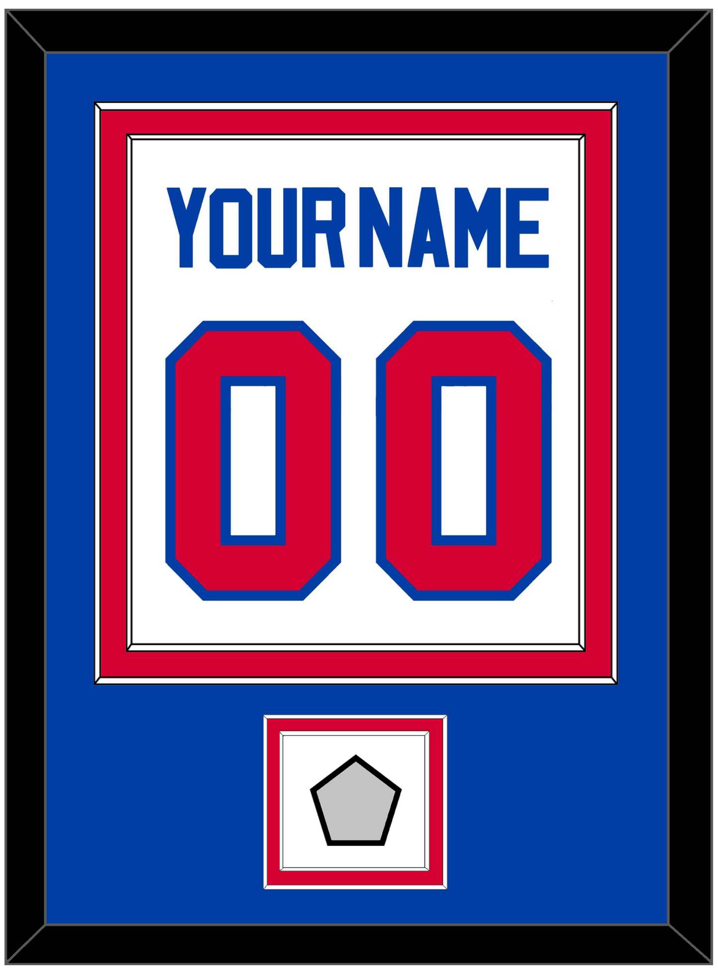 Detroit Name & Number With Finals Patch - Home White (1983-1996) - Signature Tier 2
