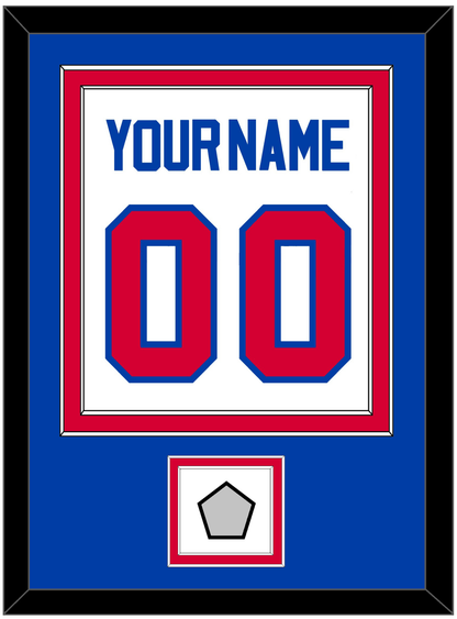 Detroit Name & Number With Finals Patch - Home White (1983-1996) - Signature Tier 2