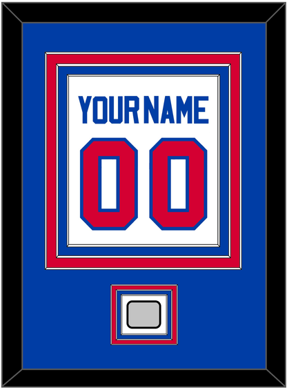 Detroit Name & Number With Finals Patch - Home White (1983-1996) - Premier Tier 2