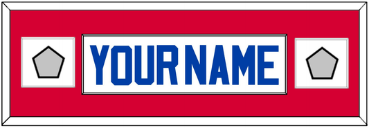 Detroit Name & 2 Champions Trophy Patches - Home White (1983-1996) - Essential Tier 4