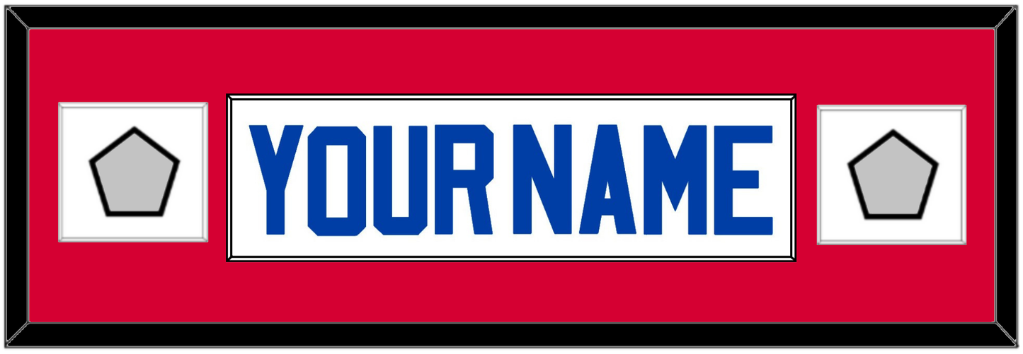 Detroit Name & 2 Champions Patches - Home White (1983-1996) - Essential Tier 4