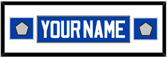 Detroit Name & 2 Champions Trophy Patches - Road Blue (1981-1996) - Essential Tier 2