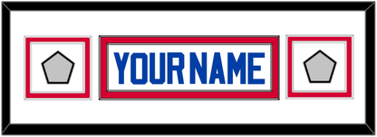 Detroit Name & 2 Champions Trophy Patches - Home White (1983-1996) - Signature Tier 2
