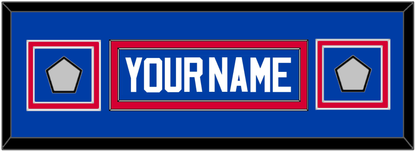Detroit Name & 2 Champions Patches - Road Blue (1981-1996) - Signature Tier 4