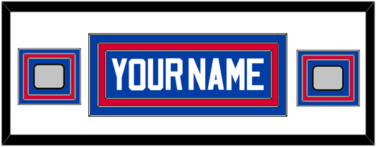 Detroit Name & 2 Champions Patches - Road Blue (1981-1996) - Premier Tier 2