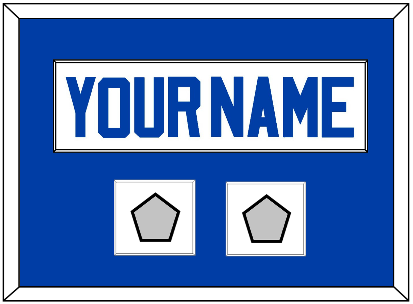 Detroit Name & 2 Champions Trophy Patches - Home White (1983-1996) - Essential Tier 1