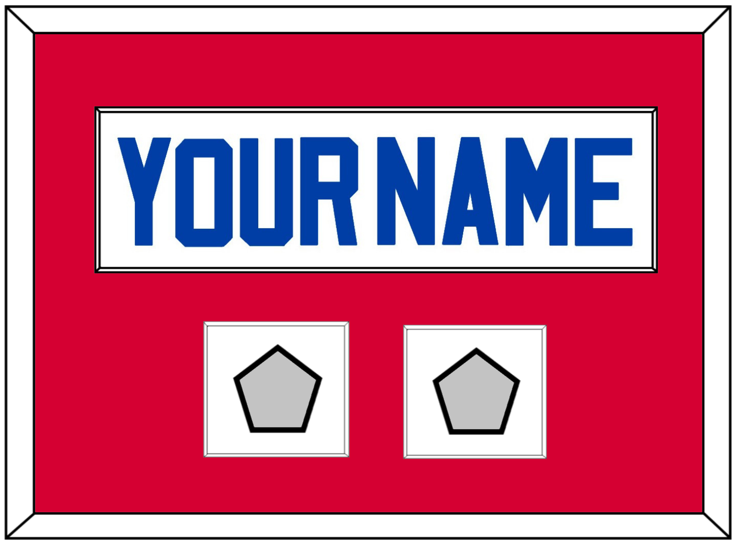 Detroit Name & 2 Champions Patches - Home White (1983-1996) - Essential Tier 3