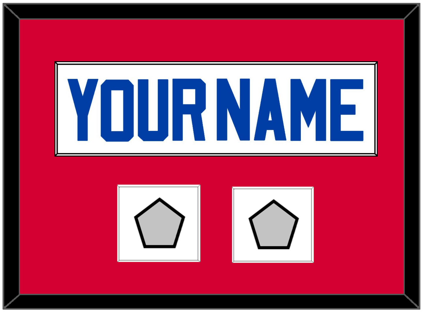 Detroit Name & 2 Champions Patches - Home White (1983-1996) - Essential Tier 3