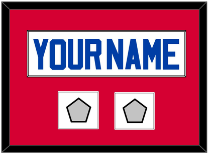 Detroit Name & 2 Champions Patches - Home White (1983-1996) - Essential Tier 3