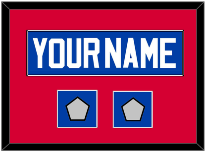 Detroit Name & 2 Champions Patches - Road Blue (1981-1996) - Essential Tier 3