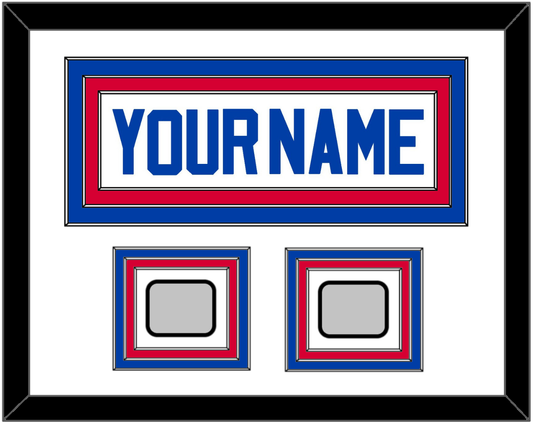 Detroit Name & 2 Champions Patches - Home White (1983-1996) - Premier Tier 1