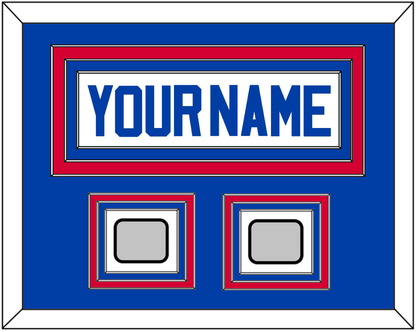 Detroit Name & 2 Champions Patches - Home White (1983-1996) - Premier Tier 3