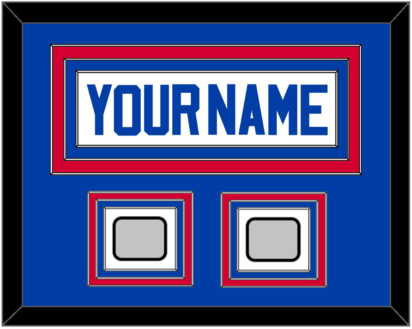 Detroit Name & 2 Champions Patches - Home White (1983-1996) - Premier Tier 3