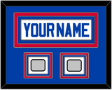 Detroit Name & 2 Champions Patches - Home White (1983-1996) - Triple Mat 3