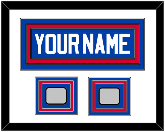 Detroit Name & 2 Champions Patches - Road Blue (1981-1996) - Premier Tier 1
