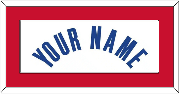 Detroit Name - White Association - Single Mat 2