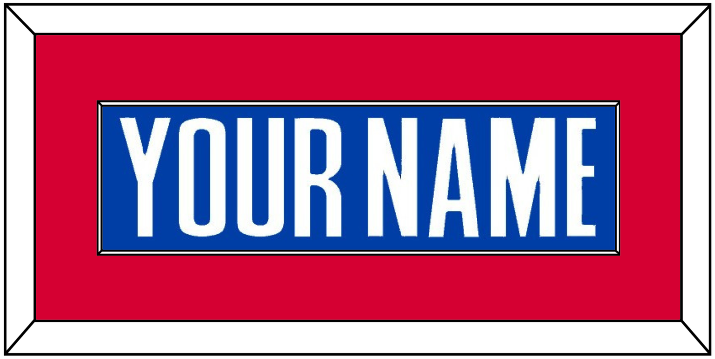 Detroit Name - Road Blue (2001-2017) - Essential Tier 2