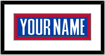 Detroit Name - Road Blue (2001-2017) - Signature Tier 1