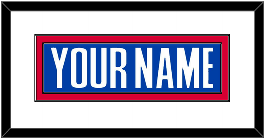 Detroit Name - Road Blue (2001-2017) - Signature Tier 1