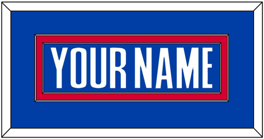 Detroit Name - Road Blue (2001-2017) - Signature Tier 2