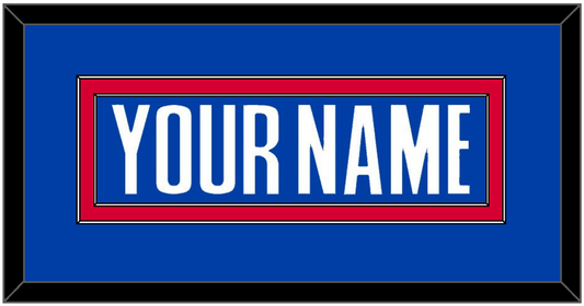 Detroit Name - Road Blue (2001-2017) - Signature Tier 2