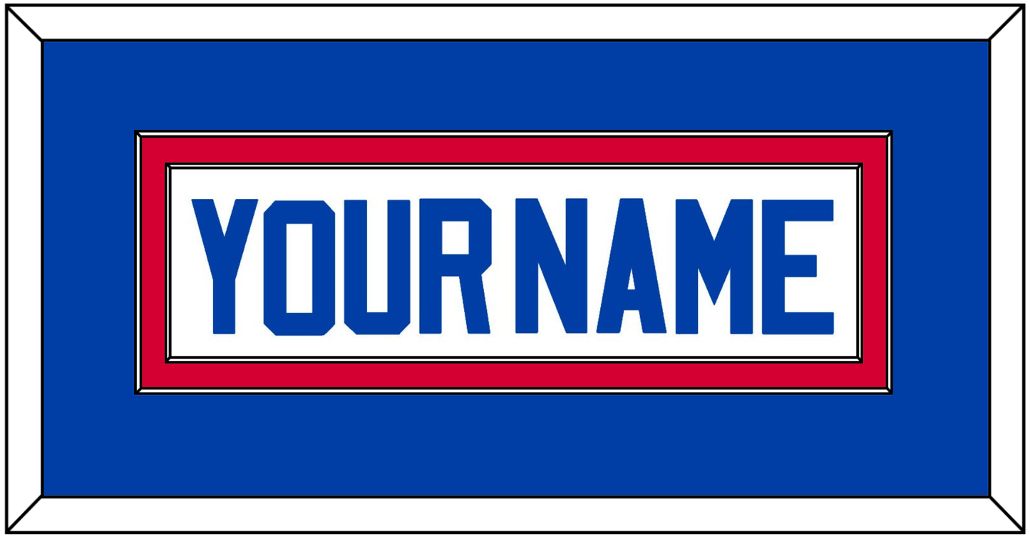 Detroit Name - Home White (1983-1996) - Signature Tier 2