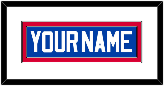 Detroit Name - Road Blue (1981-1996) - Signature Tier 1