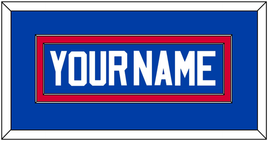 Detroit Name - Road Blue (1981-1996) - Signature Tier 2