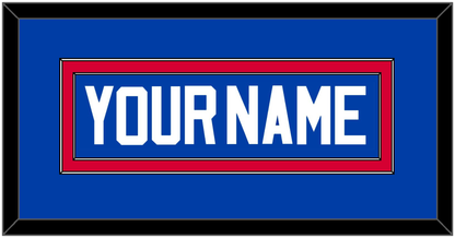 Detroit Name - Road Blue (1981-1996) - Signature Tier 2