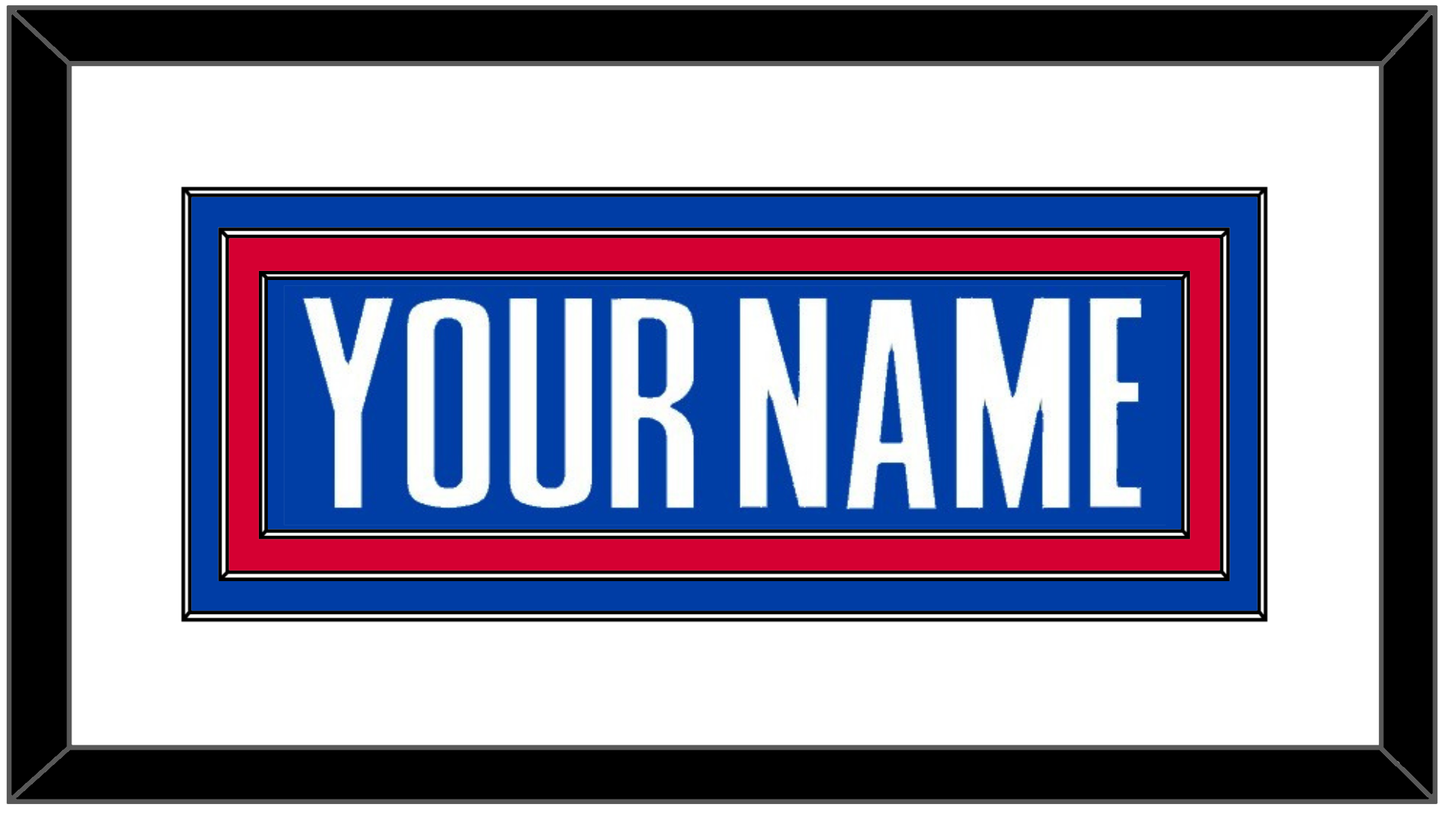 Detroit Name - Road Blue (2001-2017) - Premier Tier 1