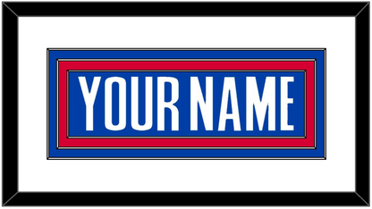 Detroit Name - Road Blue (2001-2017) - Premier Tier 1